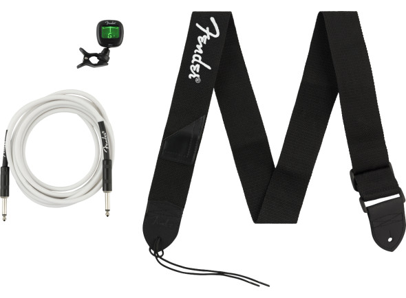 Fender Accessories Bundle Pack - Cable, Tuner, Strap Fender Accessories Bundle Pack - Cable, Tuner, Strap